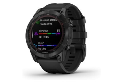 Garmin Fenix 7 Sapphire Solar Titane Noir